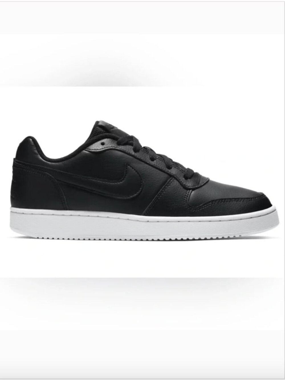 Nike Women's Ebernon Low Sneakers size 9.5 in Black